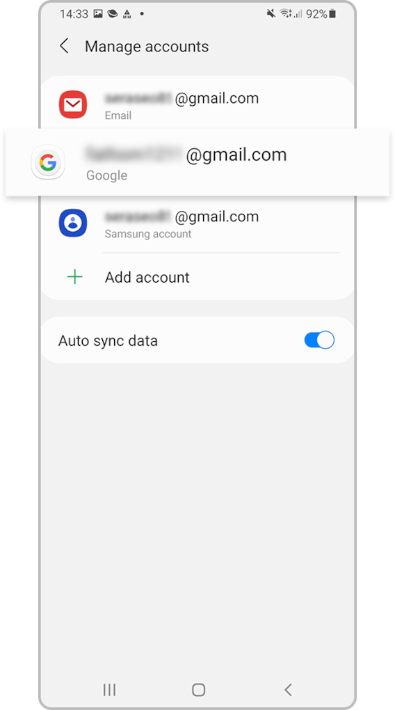 How to create or remove the Google account on your Galaxy phone