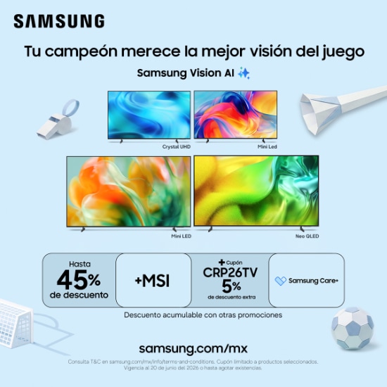 Cupón CRP26TV Samsung AI