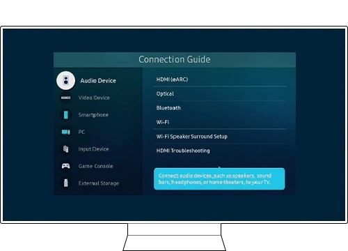Como conectar un auricular o altavoz Bluetooth a una television Smart