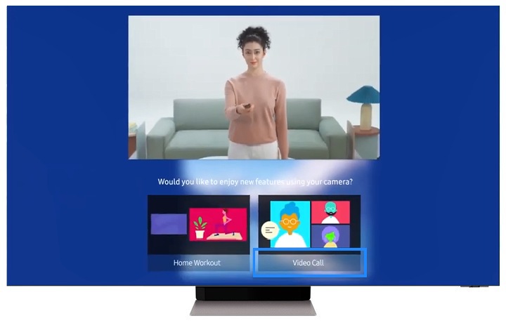 Así puedes usar tu Smart TV Samsung para hacer videollamadas