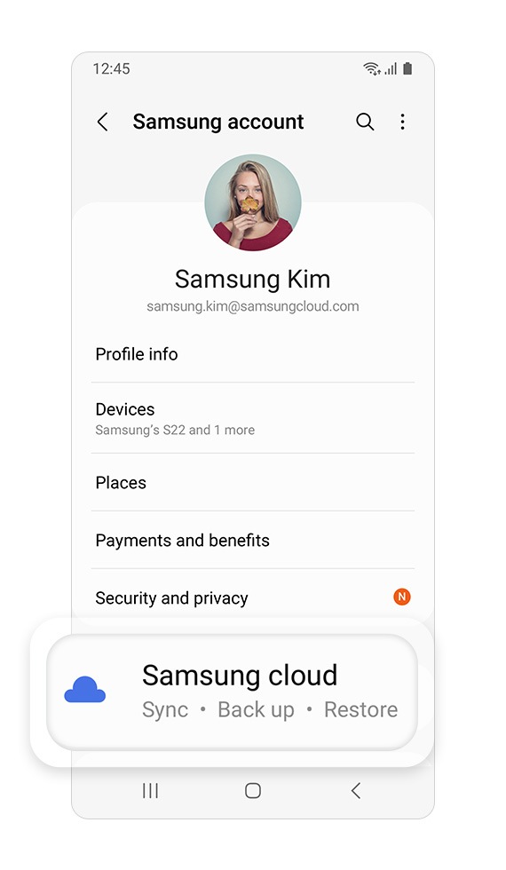 how to view my samsung cloud