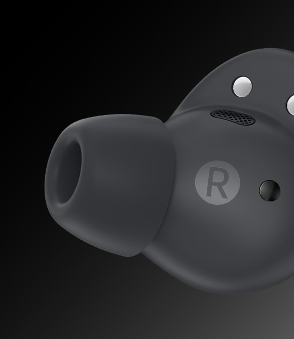 Compare Samsung Galaxy Buds 2 Pro specifications and features now. The interior of a Graphite Buds2 Pro is seen with matte finish for comfort against your skin.