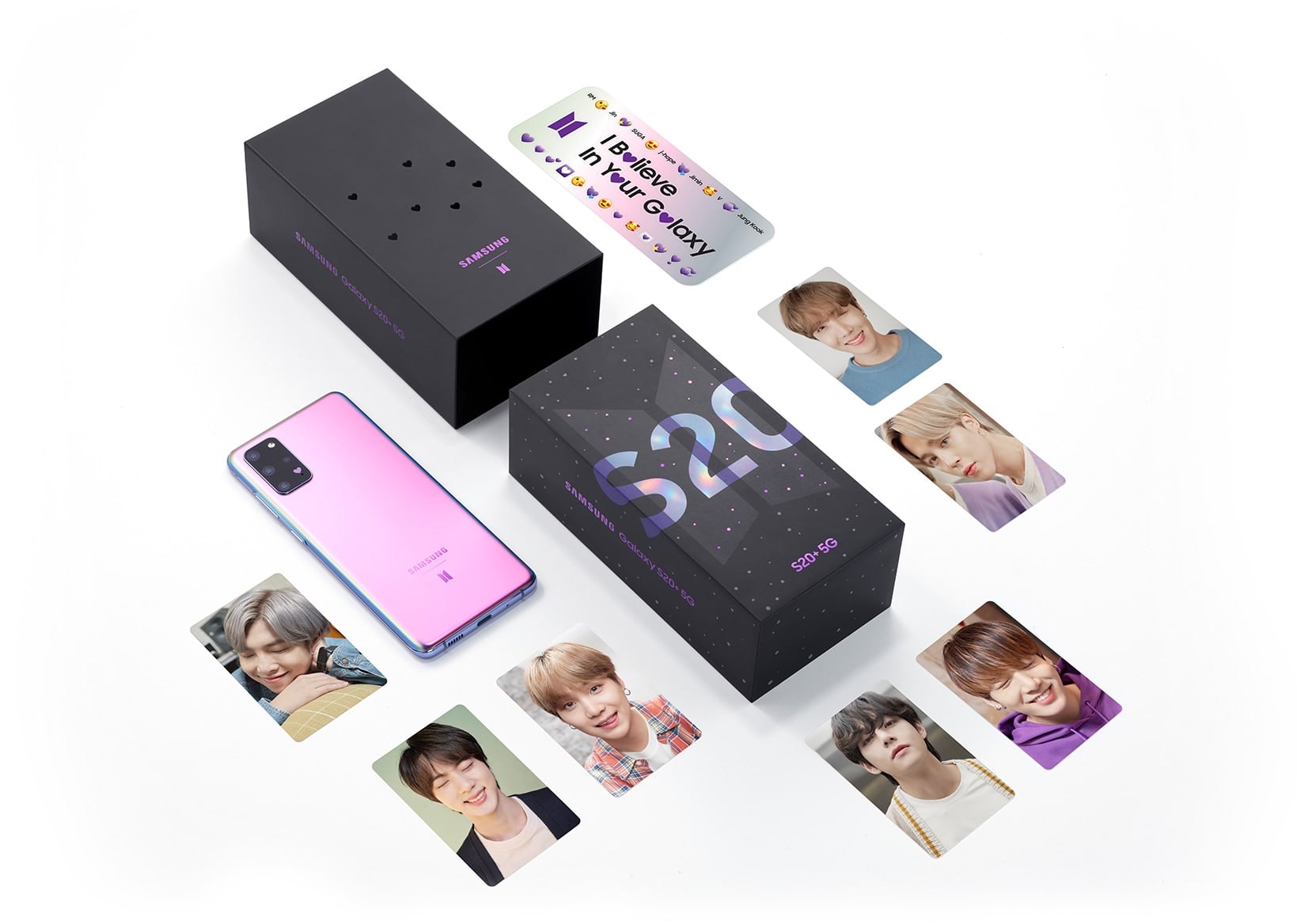 galaxy s20 bts edition package