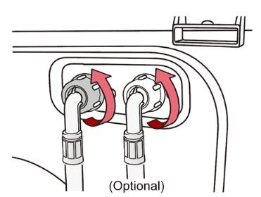 How to clean the filter on the water supply hose for Samsung Washer