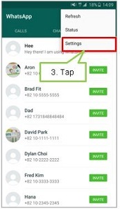 How to back up or restore WhatsApp data