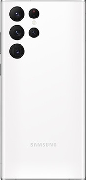 Galaxy S22 Ultra White Spectral, вид сзади