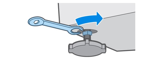 What should I do when my washing machine makes loud noise?