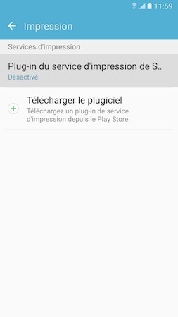 Comment imprimer à partir d'un téléphone ou une tablette Samsung