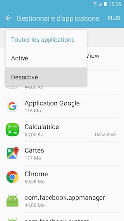 Comment Desinstaller Ou Desactiver Des Applications Presentes Sur Mon Samsung Galaxy S7 Samsung Maroc