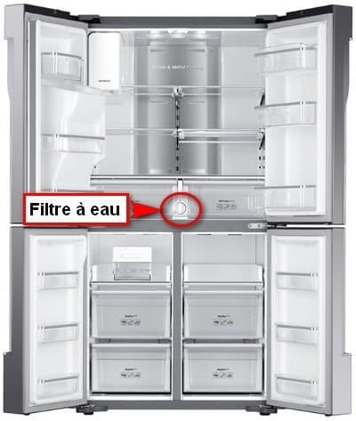 Comment réinitialiser le voyant du filtre de mon réfrigérateur ?