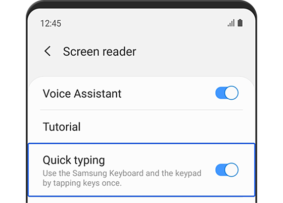 Mobile Voice Assistant | Toegankelijkheid | Samsung NL