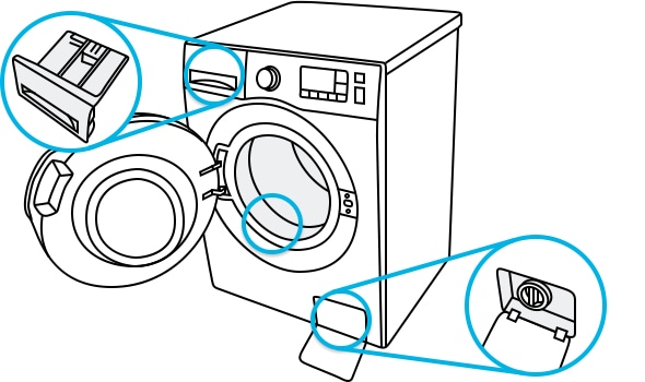 feit efficiëntie Spruit Zo gebruik je de reinigingsfuncties voor je wasmachine | Samsung Nederland