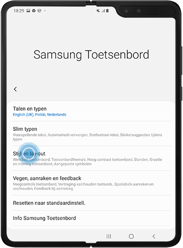 kunstmest gids Bekend Hoe gebruik ik het gesplitste toetsenbord op mijn Galaxy? | Samsung  Nederland