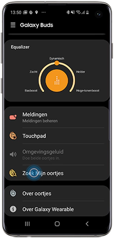 pil traagheid puur Gebruik van “Zoek Mijn Oortjes” | Samsung Nederland