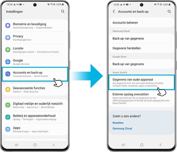 Gegevens Overzetten Met Smart Switch | Samsung NL | Samsung NL