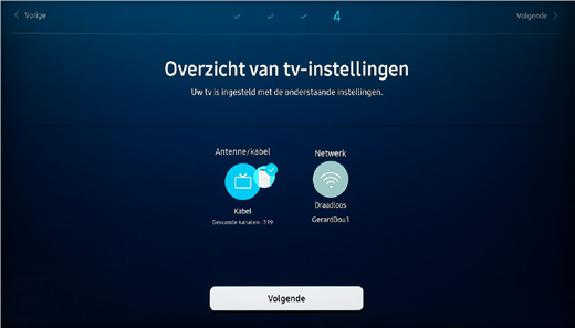 overzicht tv instellingen