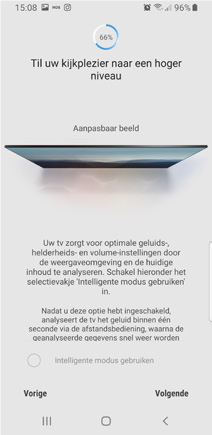 samsung tv intelligente modus