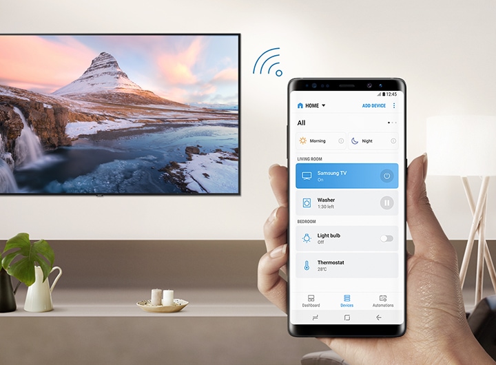 connect ik mijn smartphone aan mijn Smart TV? | Samsung NL