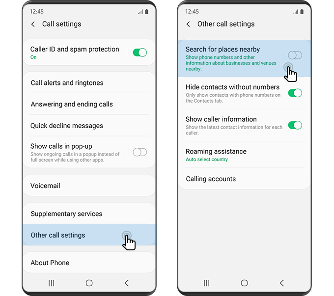 Smart Call Apps Samsung Australia