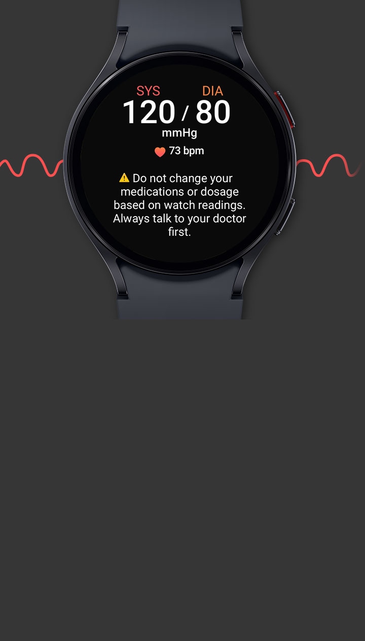 Samsung watch active blood pressure top app