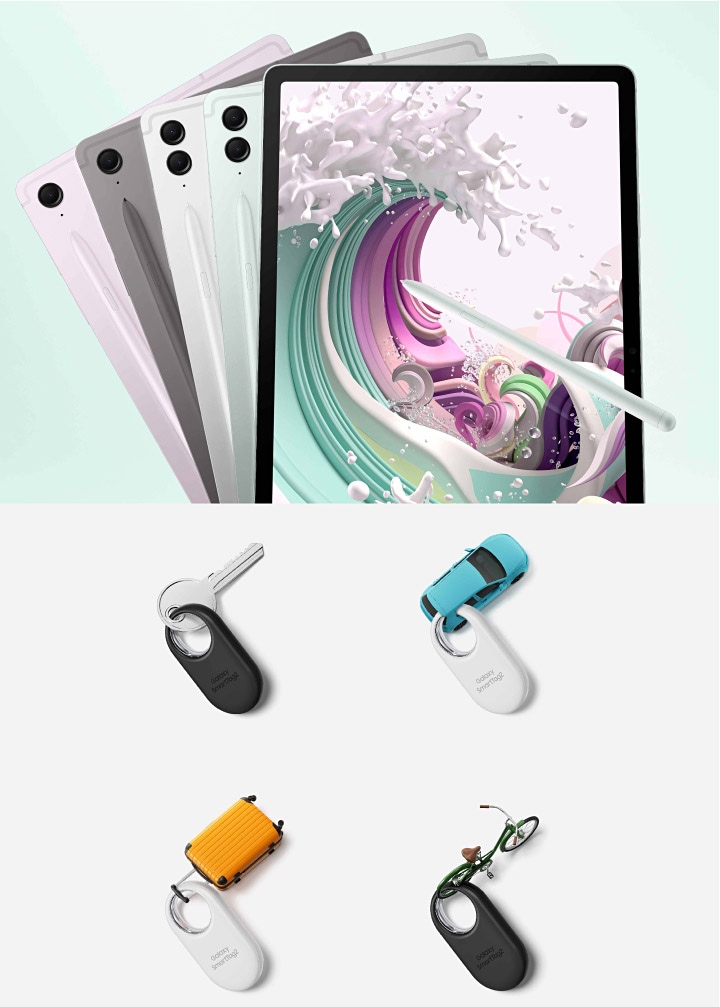 Galaxy Tab S9 FE series, Galaxy Buds FE & Galaxy SmartTag2 Galaxy Tab S9 FE series, Galaxy Buds FE & Galaxy SmartTag2