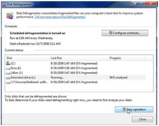 how to defrag windows 8