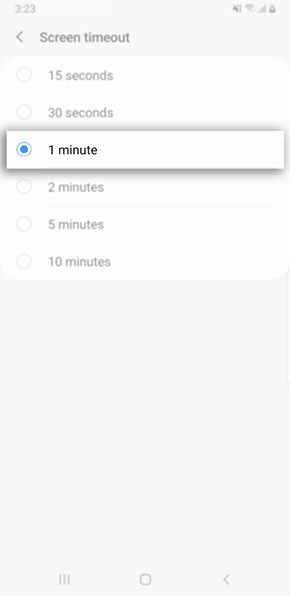 Adjusting Screen Timeout on my Samsung Phone Samsung NZ