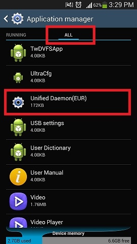 Unified daemon что это за программа на андроид