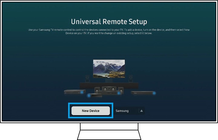 How to set up the Universal Remote through MBR | Samsung NZ