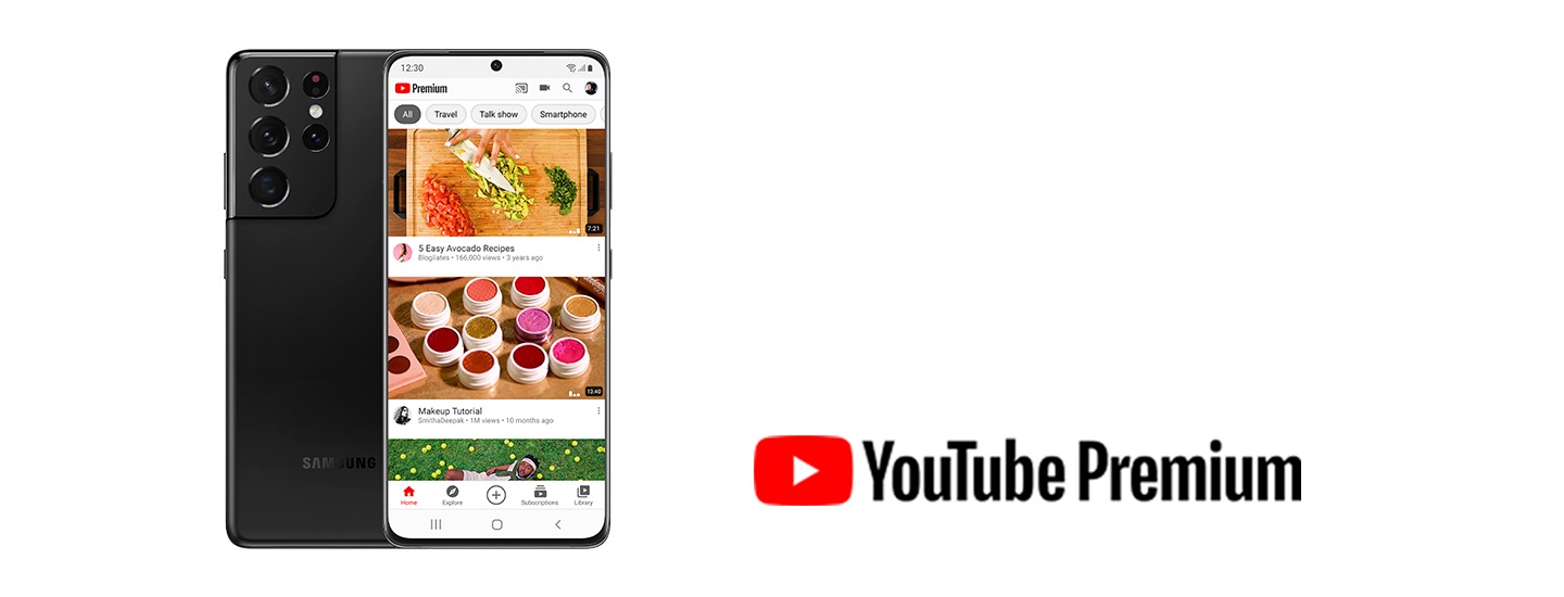 Hasta 4 meses de YouTube Premium con Galaxy Samsung Perú