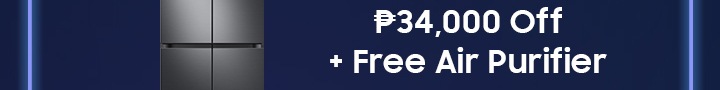 P34,000 Off + Free Air Purifier