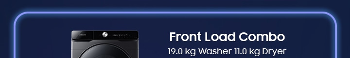 Front load Combo 19.0kg Washer 11.0kg Dryer