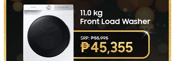 11.0 kg Front load Washer SRP: P55,995 P45,355