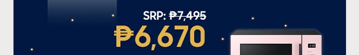 SRP: P7,495 P6,670 