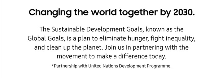 Changing the world together by 2030.