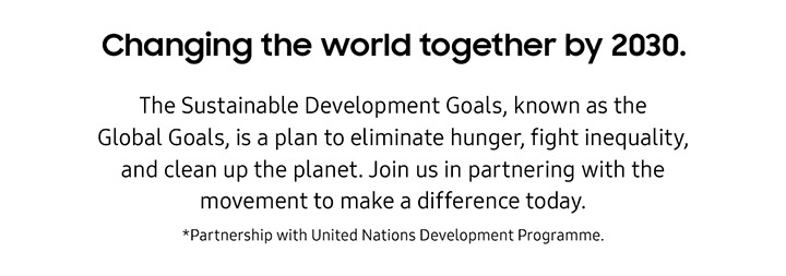 Changing the world together by 2030.