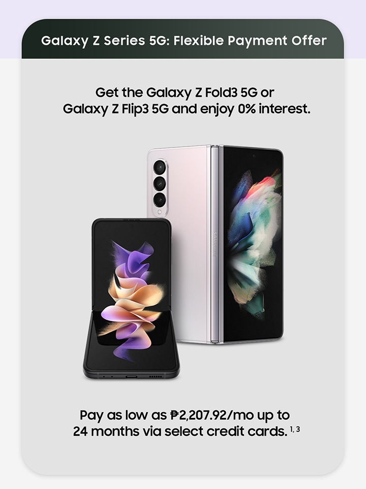 Galaxy Z Series 5G: Flexible Payment Offer
