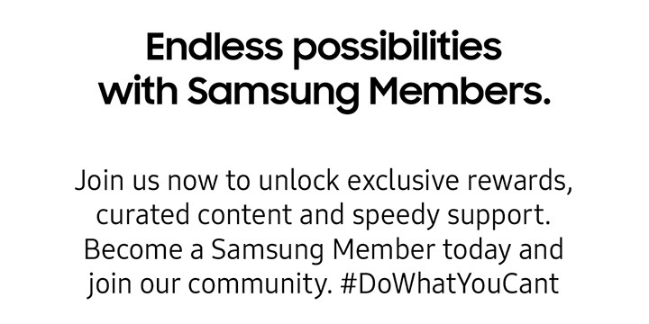 Endless possibilities with Samsung Members