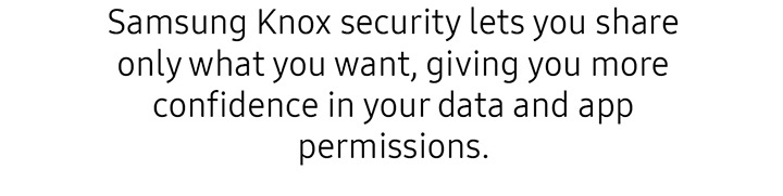 Samsung Knox security lets you...