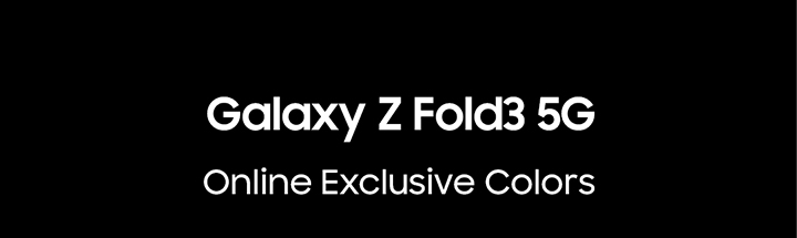 Galaxy Z Fold3 5G Online Exclusive Colors