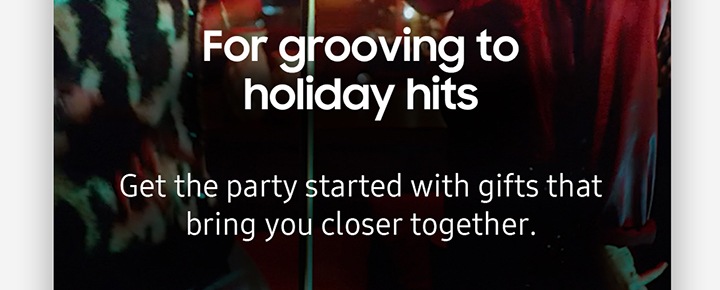 For grooving to holidays hits