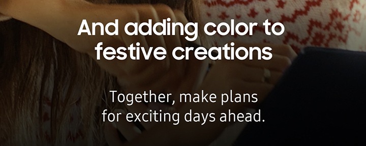 And adding color to festive creatives