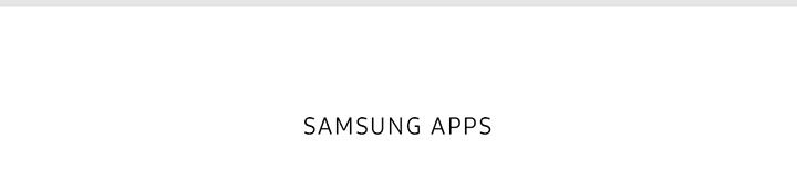 SAMSUNG APPS