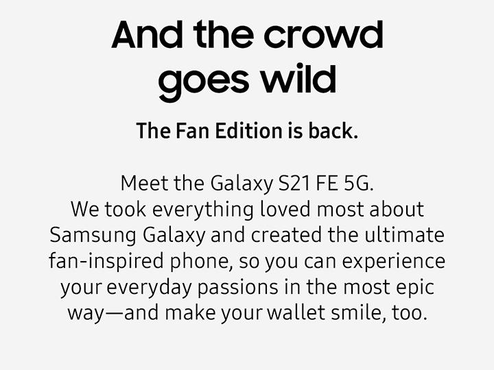 And the crowd goes wild The Fan Edition is back.