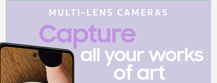 MULTI-LENS CAMERAS Capture all your works of art