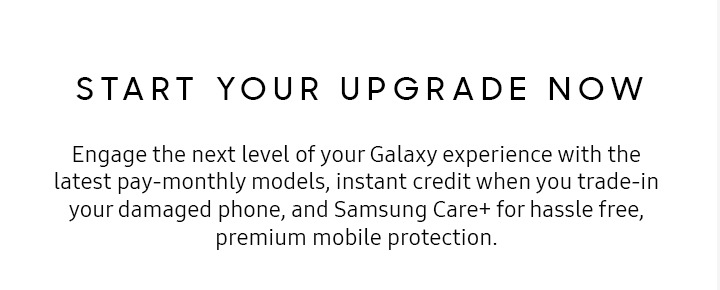 START YOUR UPGRADE NOW