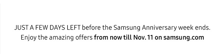 JUST A FEW DAYS LEFT...