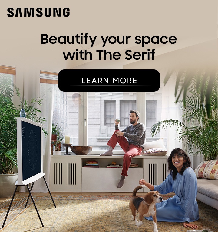 Beautify your space with The Serif