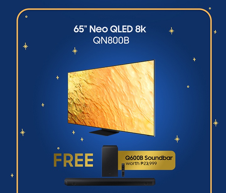 65 Neo QLED 8K QN800B FREE Q600B Soundbar worth P23,999