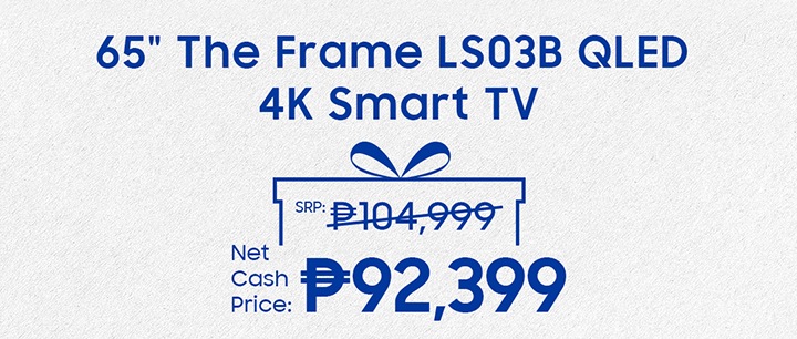 65 The Frame LS03B QLED 4K Smart TV ...